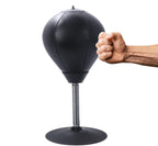 Desk Punching Bag with Suction Cup, Mini Stress Relief Boxing Ball for Adults, Teens & Kids | Includes Pump