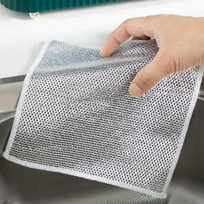 4x Stainless Steel Cloth