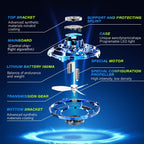 Flying LED Fidget Spinner UFO Drone Toy Stress Reliever, Focus Enhancer, Perfect for Kids & Adults