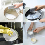 4x Stainless Steel Cloth