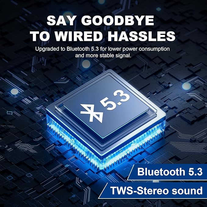 Bluetooth Compatible TWS Wireless Stereo Hot Bone Conduction Speaker, FM Radio Hummingbird Speaker