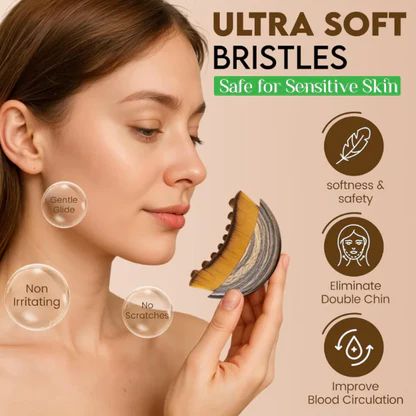 Lymphatic Contour Face Brush, Depuff, Sculpt & Lift Jawline Naturally