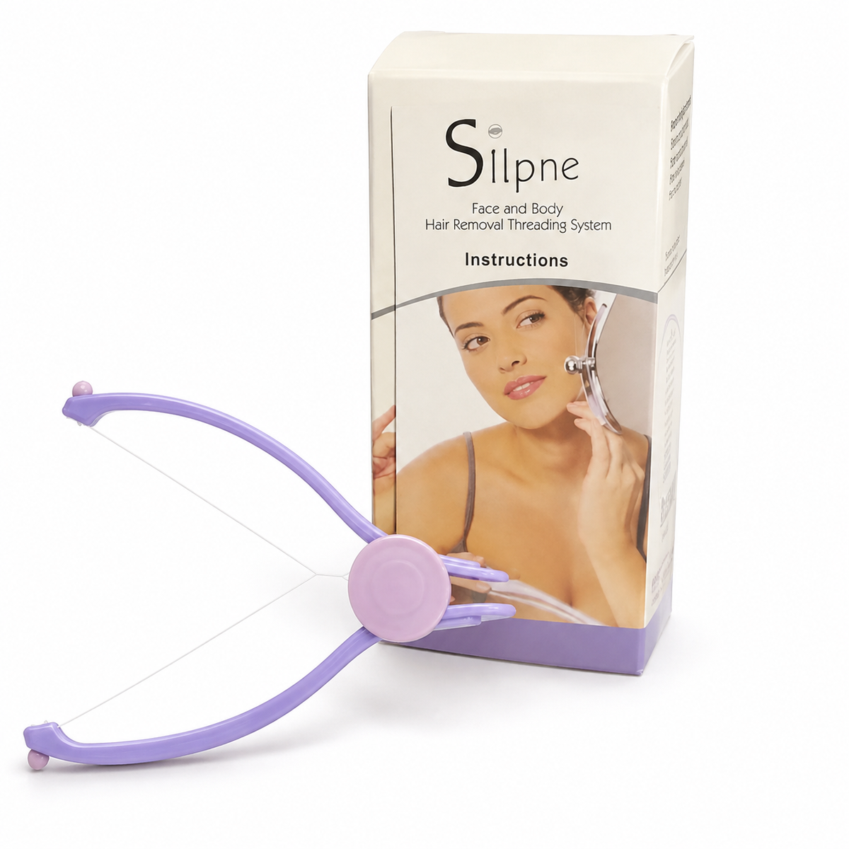 Sillpne Face & Body Hair Removal Threading System | 10 Threads Included