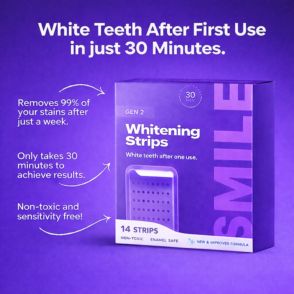 SMILE Purple Teeth Whitening Strips