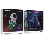 Green Lion Astronaut Night Light Projector