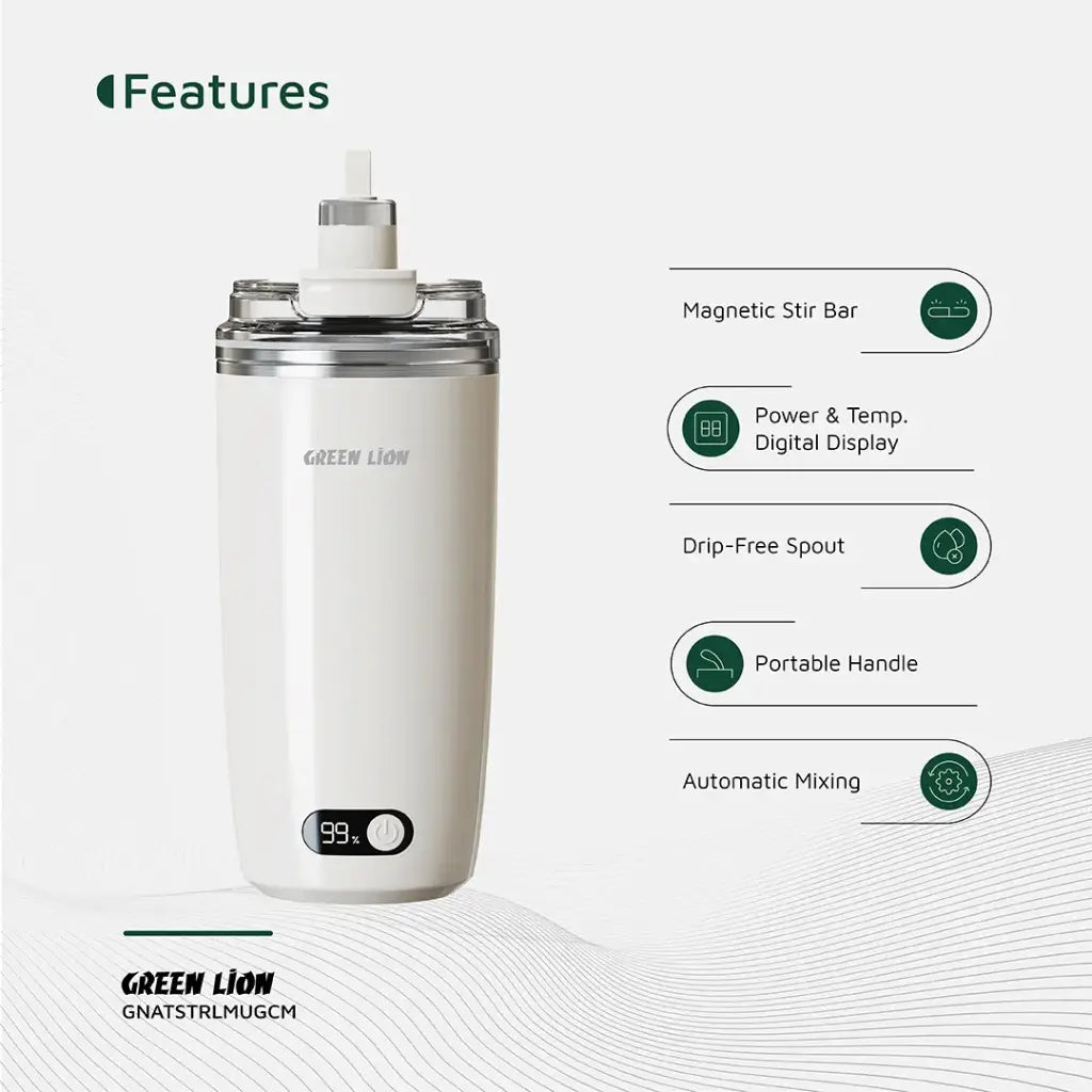Green Lion Auto-Stirring Mug 350ml