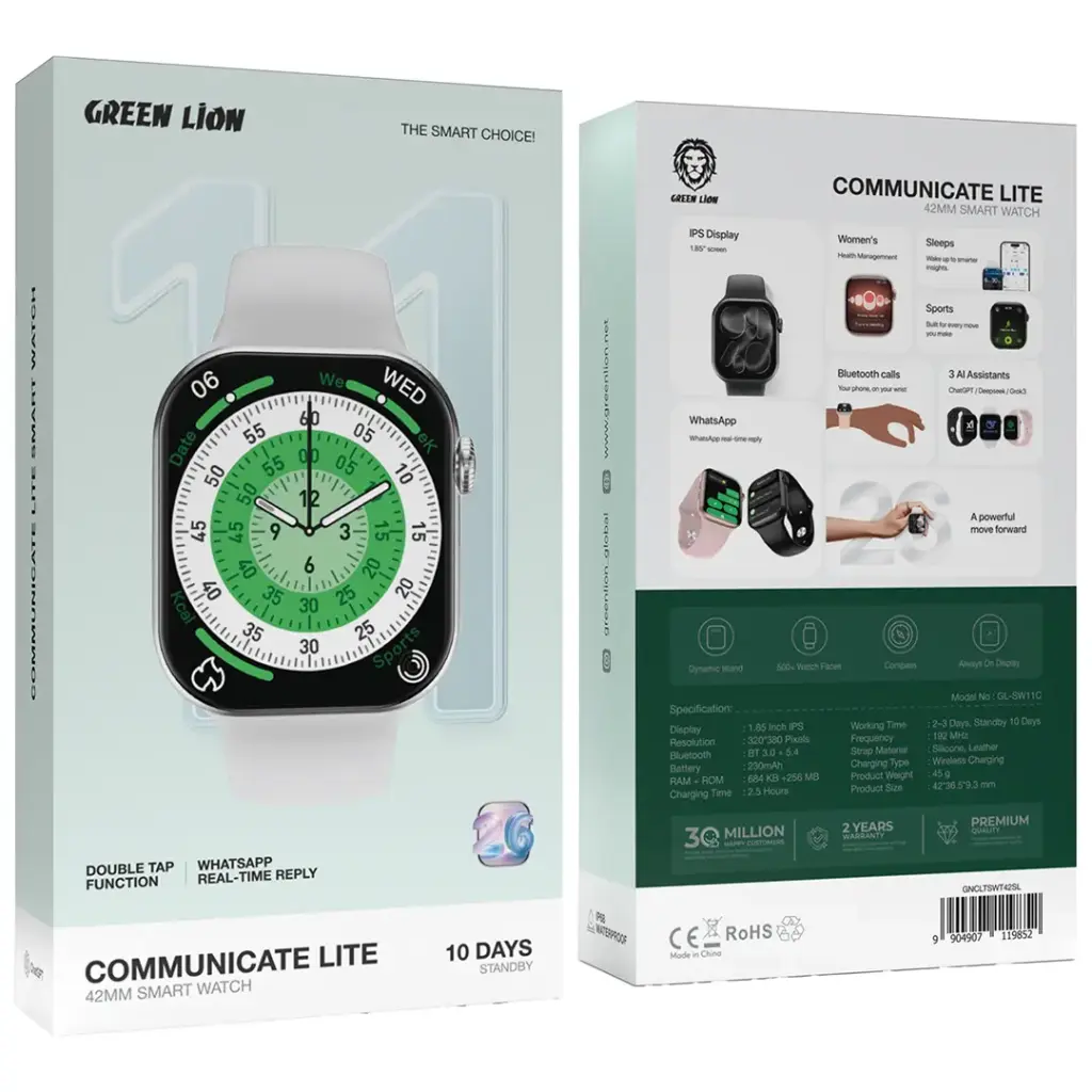 Green Lion Communicate Lite 42mm Smart Watch