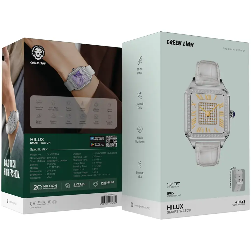 Green Lion Hilux Smart Watch with Extra Strap