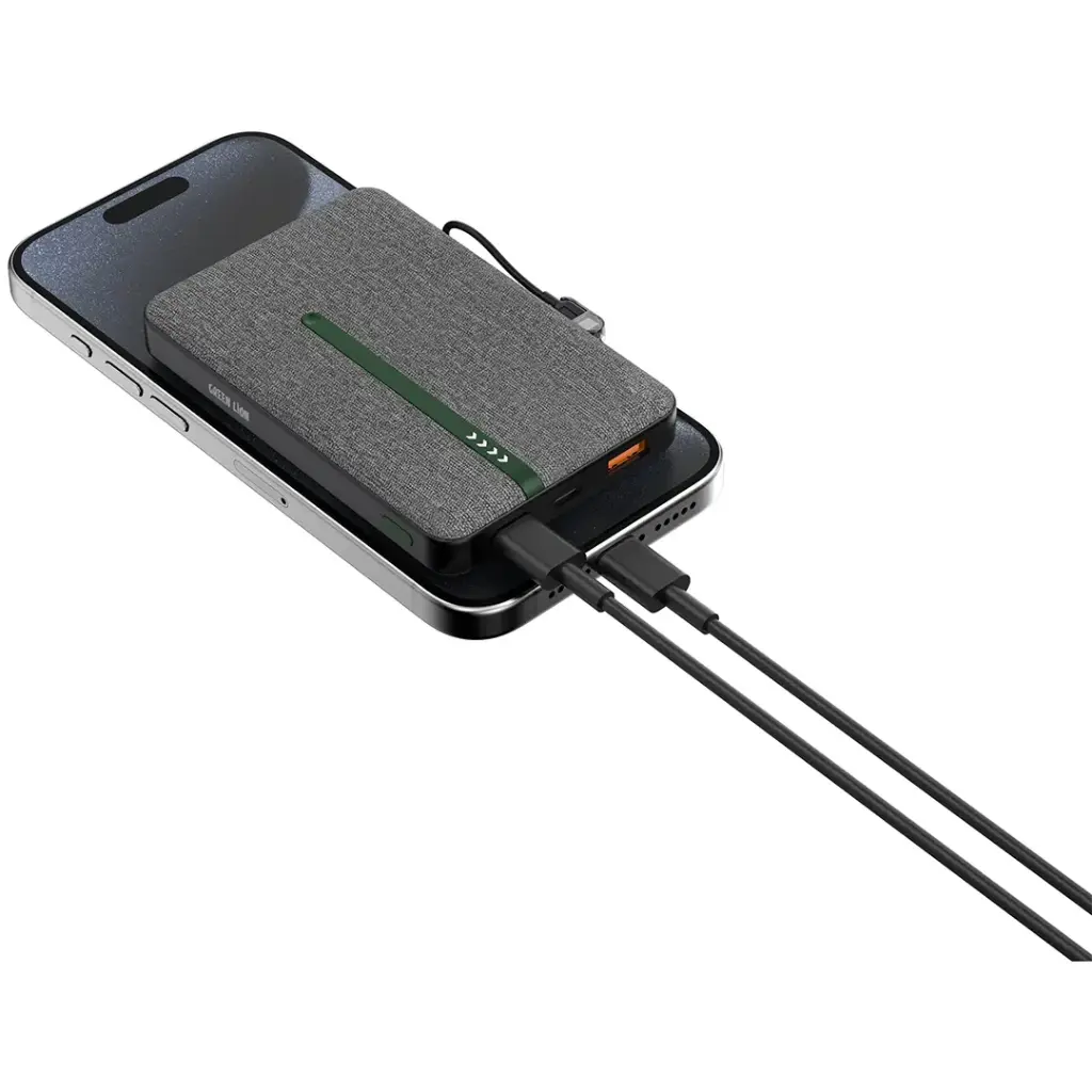 Green Lion Kyoto 10000mAh Power Bank - Black