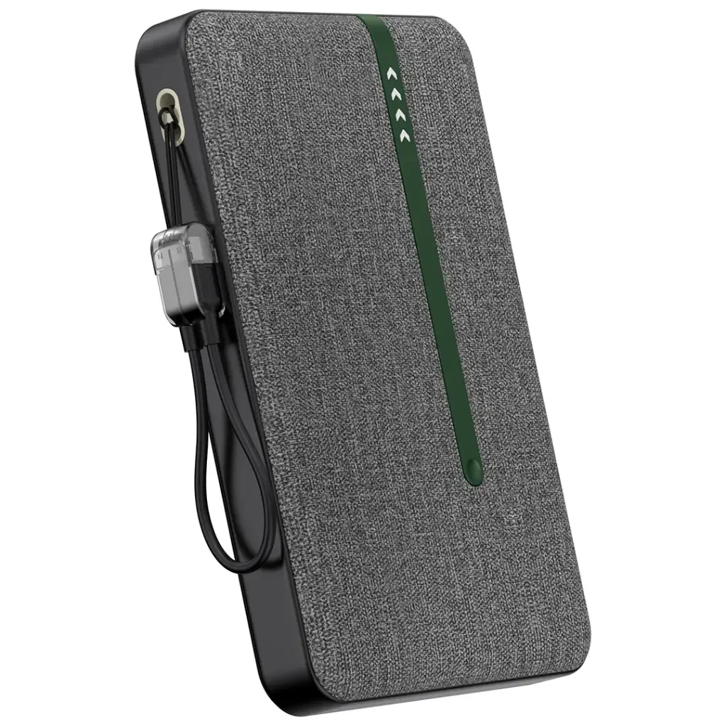 Green Lion Kyoto 10000mAh Power Bank - Black