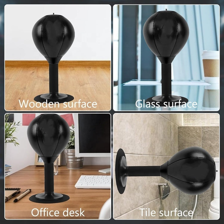 Desk Suction Cup Punching Bag + Free Pump + Free UFO Drone