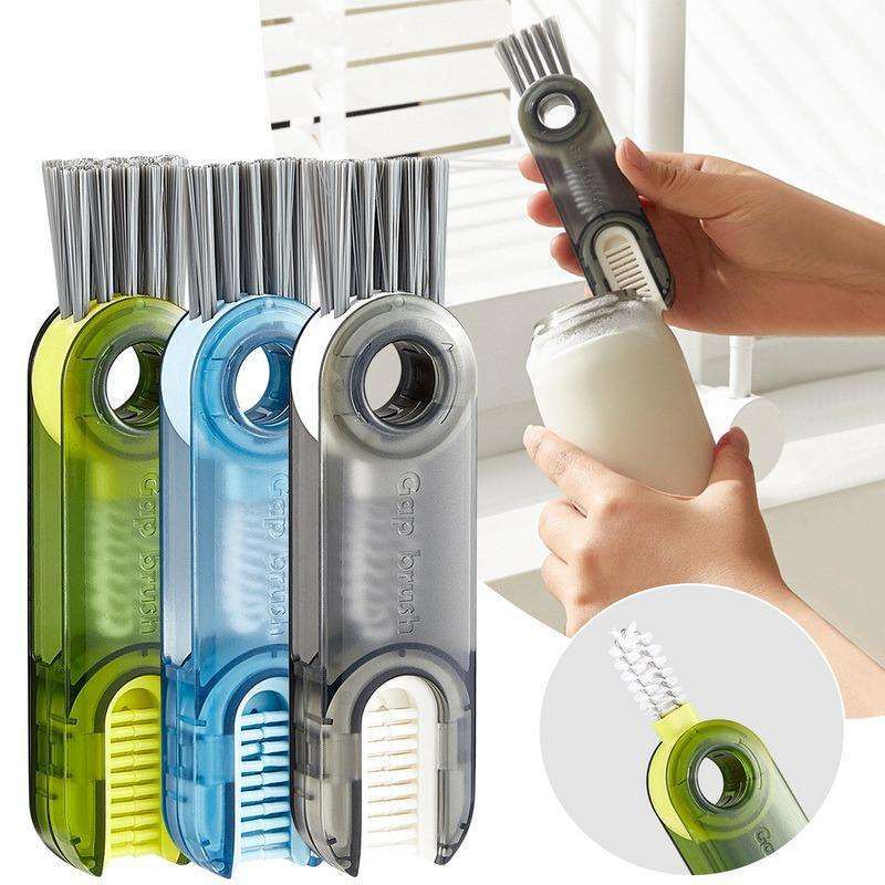 3 in 1 Cup Lid Gap Cleaning Brush