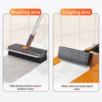 Long handle scrub brush for shower and kitchen tiles