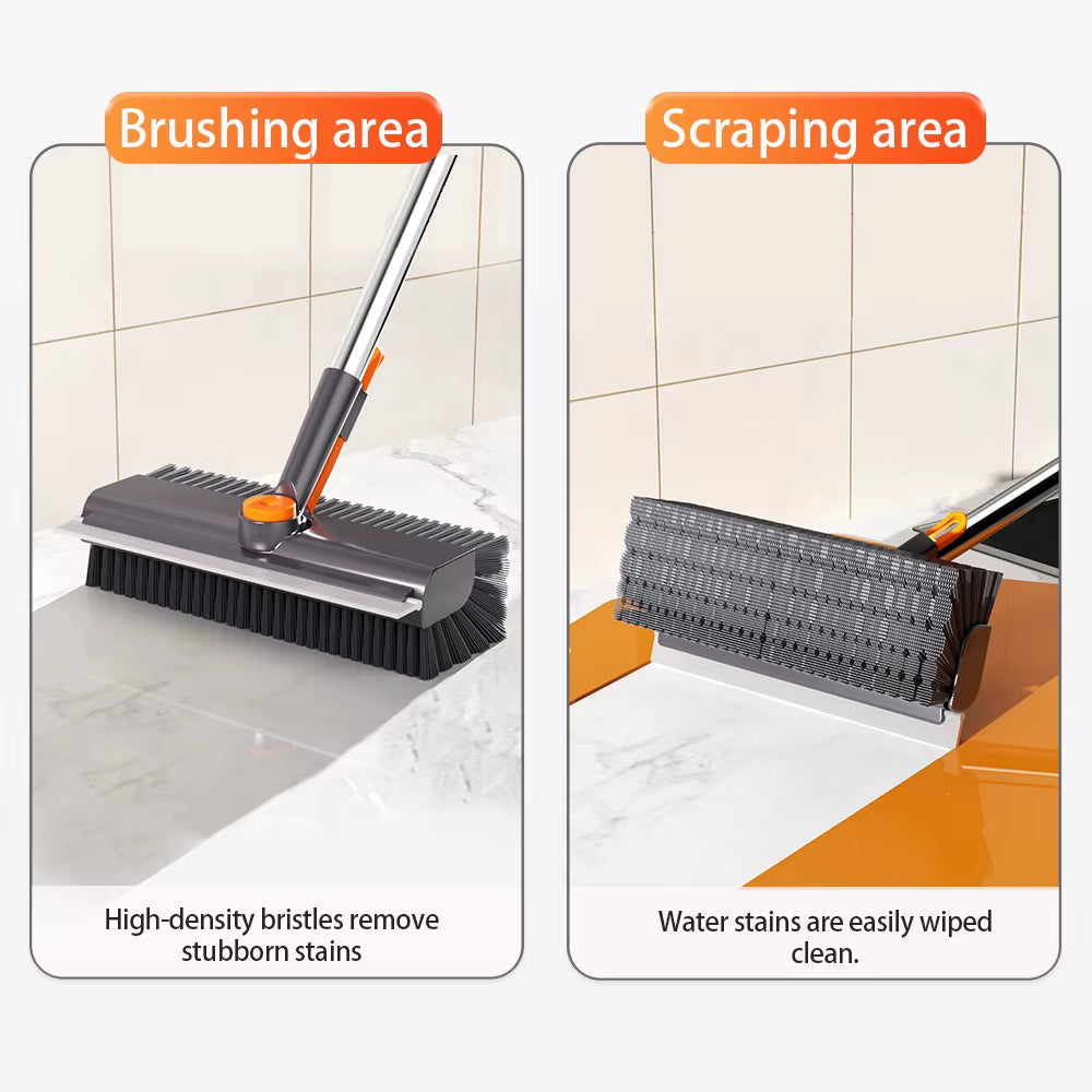 Long handle scrub brush for shower and kitchen tiles