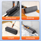 Stainless steel long handle cleaning brush