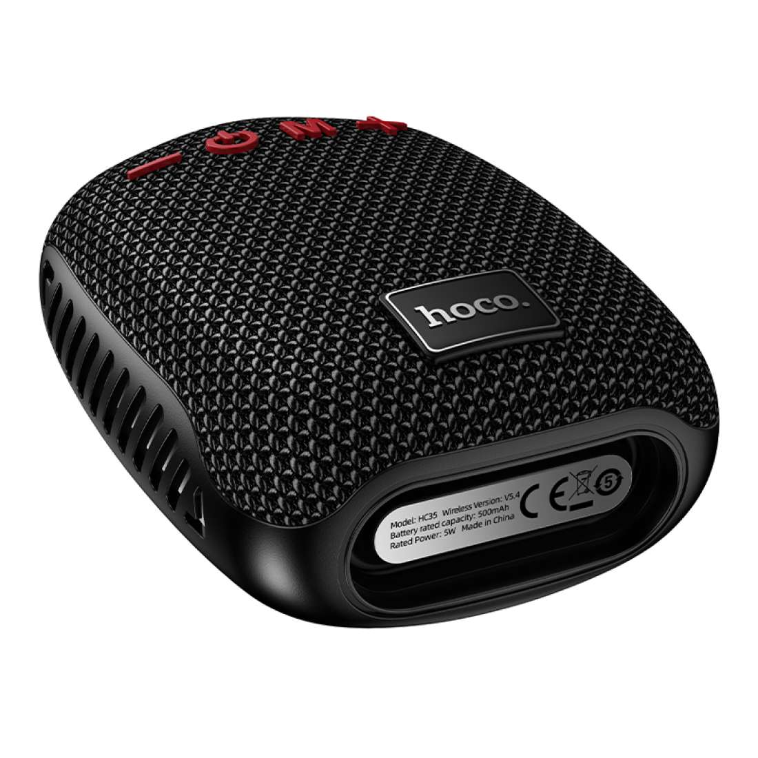 HOCO HC35 Wireless Sports 5W Speaker (Supports TF, USB, AUX) - Black