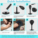 Desk Suction Cup Punching Bag + Free Pump + Free UFO Drone