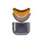 Lymphatic Contour Face Brush with wooden handle and natural bristles for depuffing and sculpting