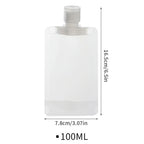 Flat Travel Pouches for Toiletries - 3pcs TSA Approved