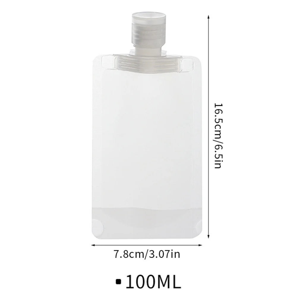 Flat Travel Pouches for Toiletries - 3pcs TSA Approved
