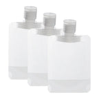 Flat Travel Pouches for Toiletries - 3pcs