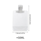 Flat Travel Pouches for Toiletries - 3pcs TSA Approved