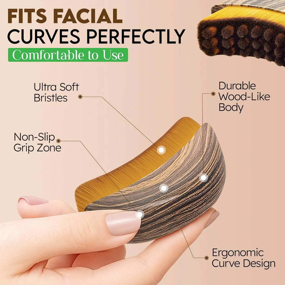 Lymphatic Contour Face Brush, Depuff, Sculpt & Lift Jawline Naturally