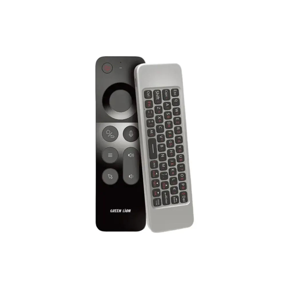 Green Lion 4-in-1 Wireless Remote with Keyboard – Black