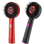 Red Light Therapy Hair Growth Massage Scalp Brush, Electric Vibration Massage Comb, Anti Hair Loss Liquid Oil Applicator