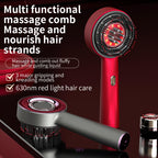 Red Light Therapy Hair Growth Massage Scalp Brush, Electric Vibration Massage Comb, Anti Hair Loss Liquid Oil Applicator