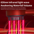 Red Light Therapy Hair Growth Massage Scalp Brush, Electric Vibration Massage Comb, Anti Hair Loss Liquid Oil Applicator