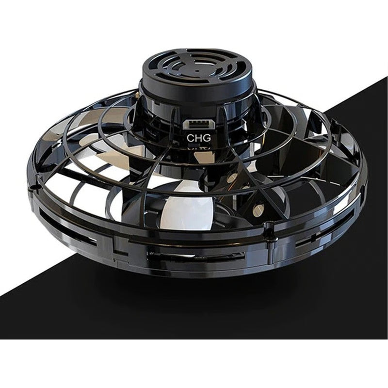 Flying LED Fidget Spinner UFO Drone Toy Stress Reliever, Focus Enhancer, Perfect for Kids & Adults
